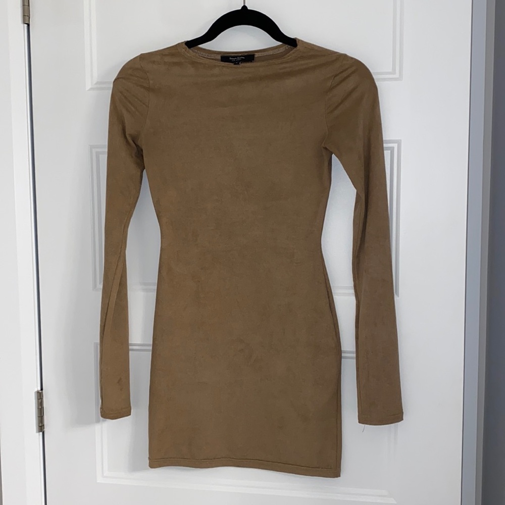 Long sleeve mini dress